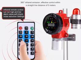 Fixed natural gas leak detector for home