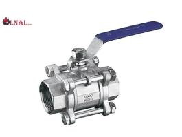 Stainless Steel Threaded Ball Valve, 2-Piece Design, Manual Operation, 304/316L Material