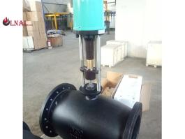 3 Way Ball Valve, WCB Body, Flange Ends, PN16 Rating, Manual Operation for Flow Diversion
