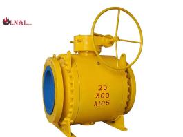 Carbon Steel Full Welded Ball Valve, Manual Operation, Flange Connection, for Water, Vapor, and Oil